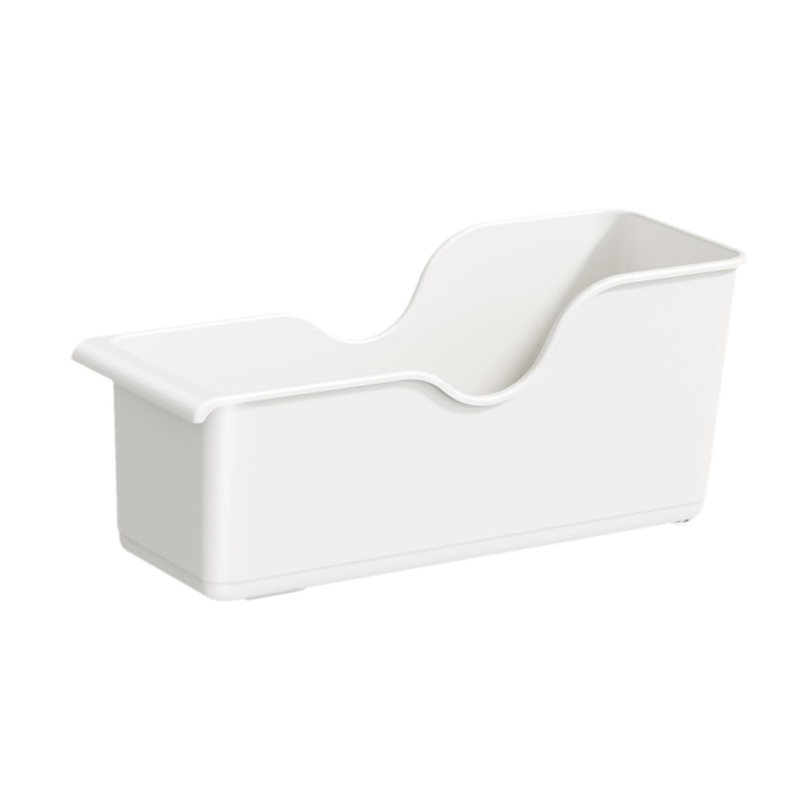 Zxpjkyu Storage Bin with Wheels Rolling Storage with Handle Container for Shelf Cupboard